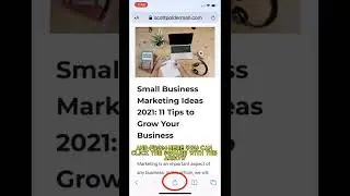 How to save entire website to pdf on iPhone 📲 #iphonetricks #iphonehacks #iphonetips #shorts