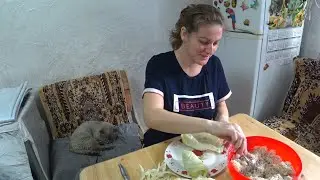 🇰🇿 ЖИЗНЬ В ДЕРЕВНЕ  // готовлю самые вкусные голубцы. #деревня #жизньвдеревне #деревенскаяжизнь