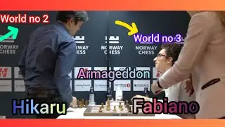 Hikaru Nakamura vs Fabiano Caruana || Thrilling Armageddon Battle || Norway Chess 2024 || R-6 #chess