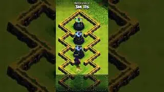 Super PEKKA vs all level wizard tower. #COCShorts
