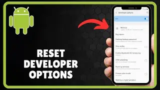 How to RESET DEVELOPER OPTIONS IN ANDROID