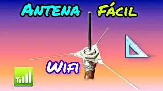 Haz una ANTENA Wi-Fi Casera 360° con Tierra ¡Fácil!