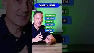 CORES EM INGLÊS