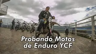 Nos fuimos a probar motos de enduro YCF