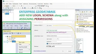 Enterprise Geodatabase SQL Create new Login User Schema Permissions