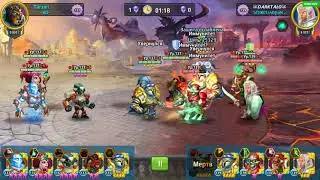 Arena vs Lunar Guard (Battle Arena Heroes Adventure)