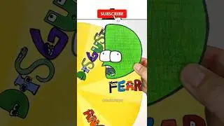😊😢😡😱🤢 Paper Alphabet Lore D 