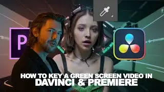 How to Key in a Green Screen Video on DaVinci Resolve & Adobe Premiere Pro in 1 minute.
