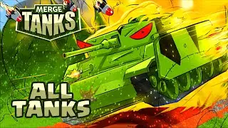 Merge Tanks: Combat war Stars 💥 All Tanks