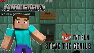 STEVE THE GENIUS | TNT RUN 2 | MINECRAFT |  GARRY YT
