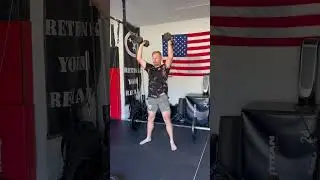 Dual Dumbbell Hang Squat Clean Thruster