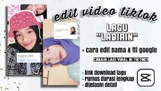 TUTORIAL TIKTOK LABIRIN DAN CARA EDIT NAMA DI GOOGLE || Cara membuat video labirin tulus