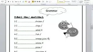 Form1 English Revision sheet part 1