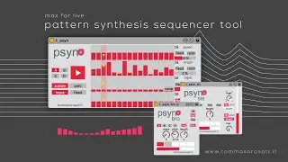 psyn pattern synthesis sequencer tool - max for live device