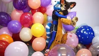 Balloon Cleanup with Hyena & Dragon