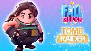 Fall Guys - Lara Croft Skin Gameplay