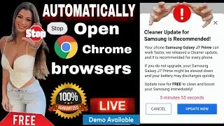 HOW TO STOP AUTOMATICALLY OPENING WEBSITES IN CHROME BROWSER🌍 | 100% Solution😯 With Live Demo 