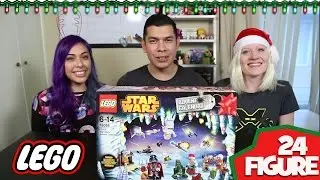 Lego Star Wars Advent Calendar! Full 24 Figure Unboxing!