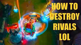 How To Destroy Rivals In LOL!!! How Can You Do This? - The Best Lol Moments Compilation