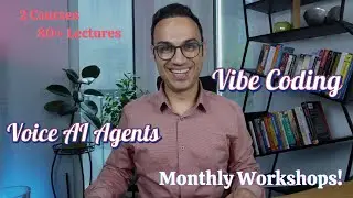 📣 Just Finished Recording! Build a Voice AI Agent + Vibe Coding 101 Crash Course Sneak Peek 🚀