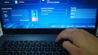 Entrar bios asus vivobook x505b