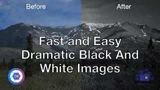 Dramatic Black and White Photo Editing Tutorial - Quick and Easy