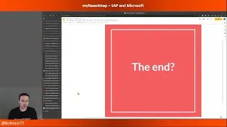 myNewsWrap – SAP and Microsoft (Episode 85) ... The End?