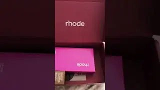 Finally opening my new Rhode Blush and phone case!!!