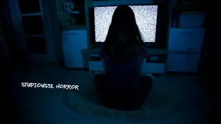 Girl Watching TV At Night Horror Logo Or Text Intro After Effects Template - Studious31 - Link Below