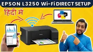 Epson L3260 wifi direct setup in hindi | Epson L3260 wifi setup | Epson L3260 wifi settings