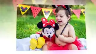 Smash the Cake Minnie | Bianca 1 ano