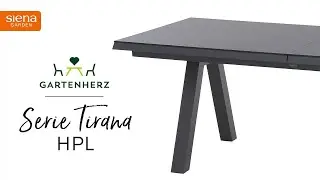 Dein Gartenherz: Tirana Ausziehtisch  HPL