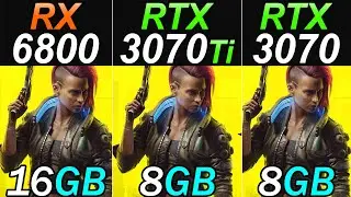 RX 6800 Vs. RTX 3070 Vs. RTX 3070 Ti | 1440p and 2160p Gaming Benchmarks + Ray Tracing Benchmarks