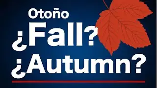 Te va a sorprender esta manera de decir "otoño" en Inglés 😱😱