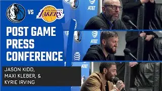 Jason Kidd, Maxi Kleber, & Kyrie Irving | Mavericks @ Lakers Post Game Press Conference