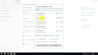 How to add display language to Windows 10