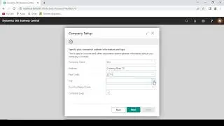 Company Creation in Business Central with entering minimum inputs | Blank Company Setup || Part-1