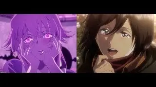 [AMV] Yuno Gasai Vs Mikasa Ackerman - Epic Rap Battles of History