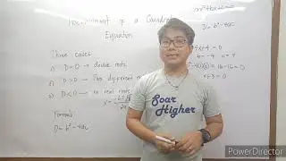 Discriminant of a Quadratic Equation