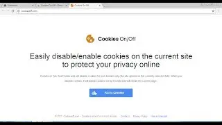 How to remove Cookie On-Off extension
