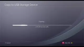 How To Transfer Saved Game Files System Storage to USB (PS4 / PS4 PRO)