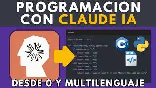 Crea PROGRAMAS en SEGUNDOS con CLAUDE AI 3.5 | Programación desde cero con IA en cualquier Lenguaje