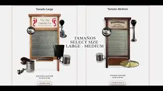 WASHBOARD STORE CONFIGURATOR - HOW TO CHOOSE AND BUY - CÓMO ELEGIR Y COMPRAR TU TABLA DE LAVAR TÁBUA