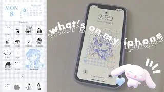 what’s on my iphone ☁️ — ios 14 + anime edition