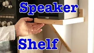 DIY Speaker shelf