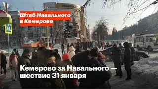 Кемерово за Алексея Навального — шествие 31 января 2021 года