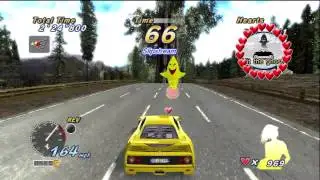 Outrun: Online Arcade - Heart Attack Mode - Goal C (Floral Village)