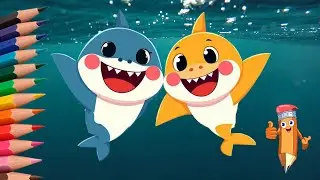 Draw Baby Shark Like a PRO in 5 Minutes!
