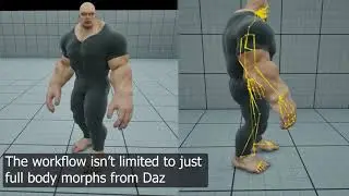 R&D - Skeletal morph workflow coming with DTH 1.5