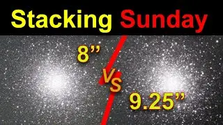 Stacking Sunday 5: M13. A (flawed) comparison of an Celestron EdgeHD 8" and the 9.25"
